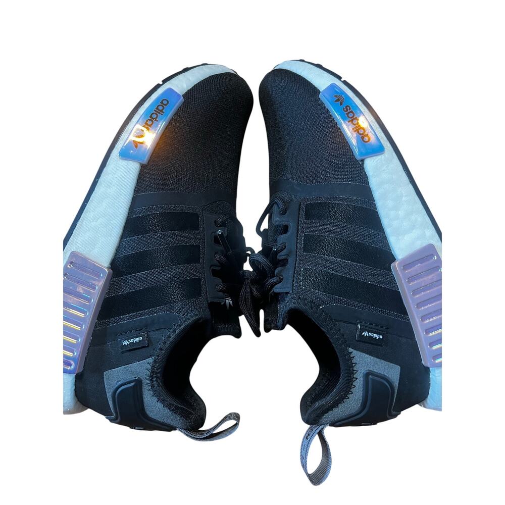 Adidas NMD_R1 Parley Iridescent Black Sneakers |W Sz 7.5 (Fits like 8.5) - Picture 3 of 11